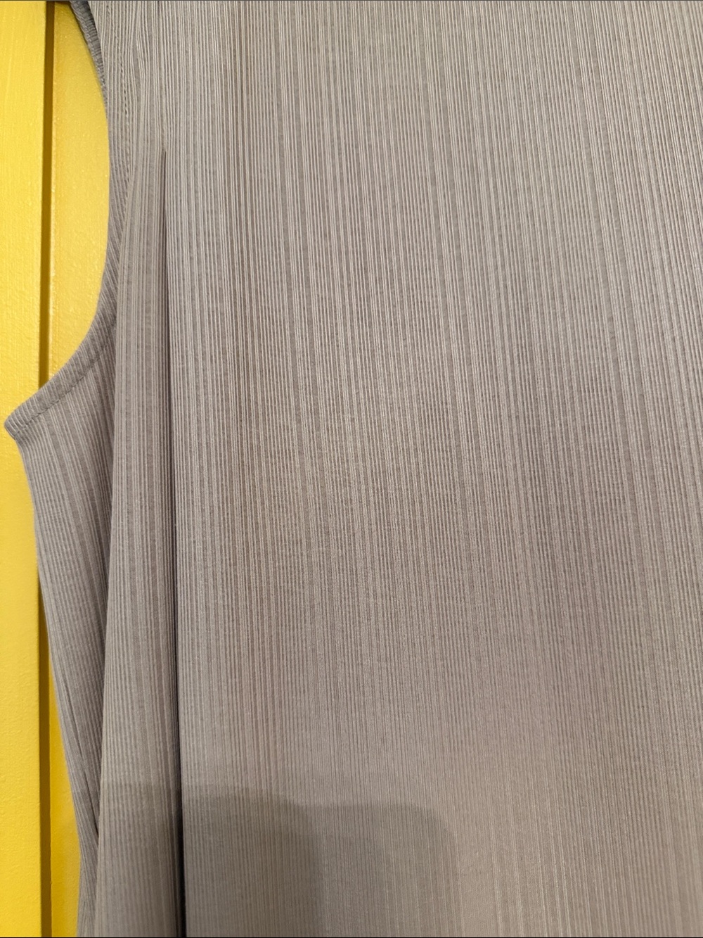 Varley Taupe Sleeveless Ribbed Maxi Dress - Picture 2 of 6